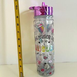 💗 Claire’s‎ Glitter Water Bottle 💗
